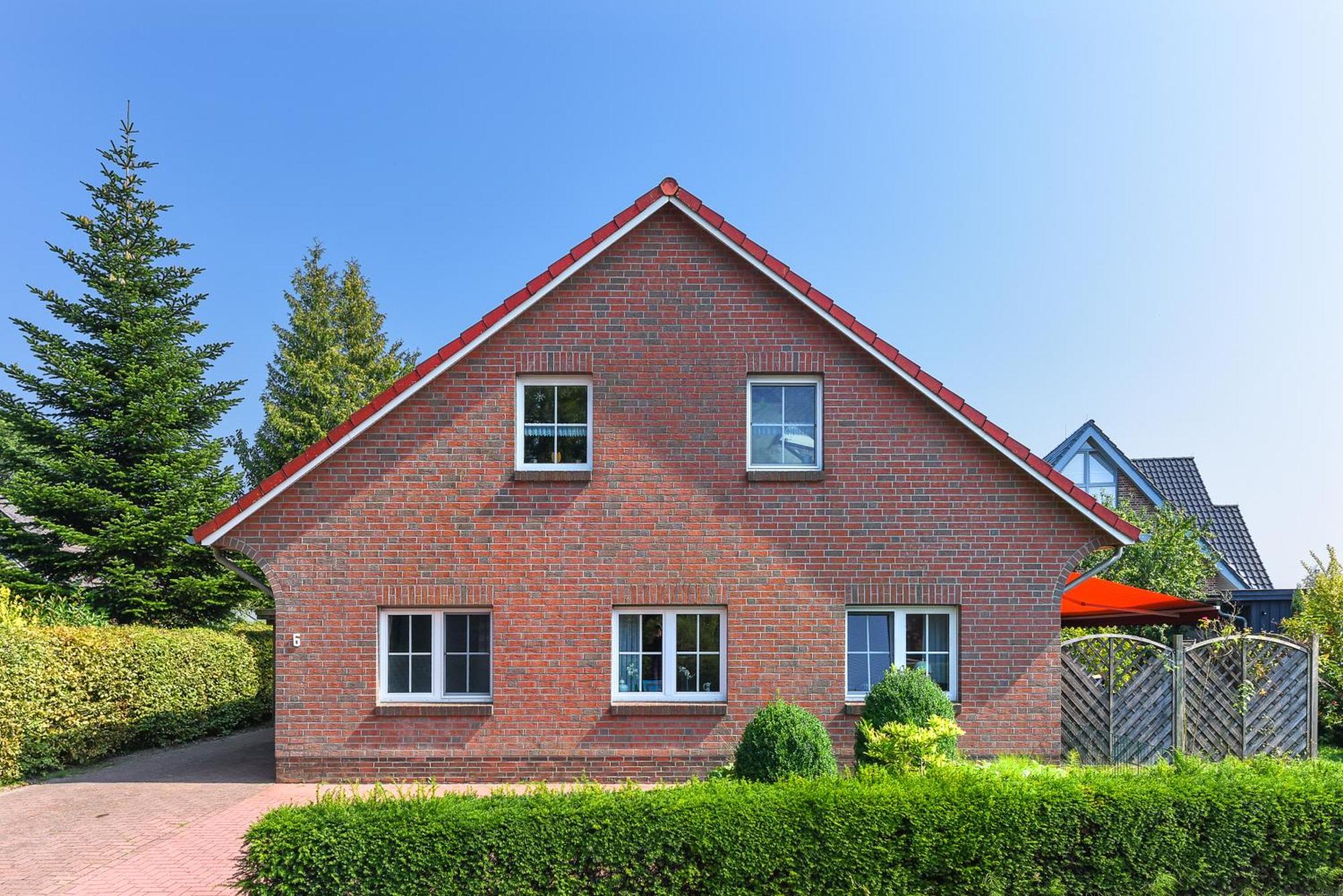 Jever-Ferienhaus Gartenblick Buitenkant foto